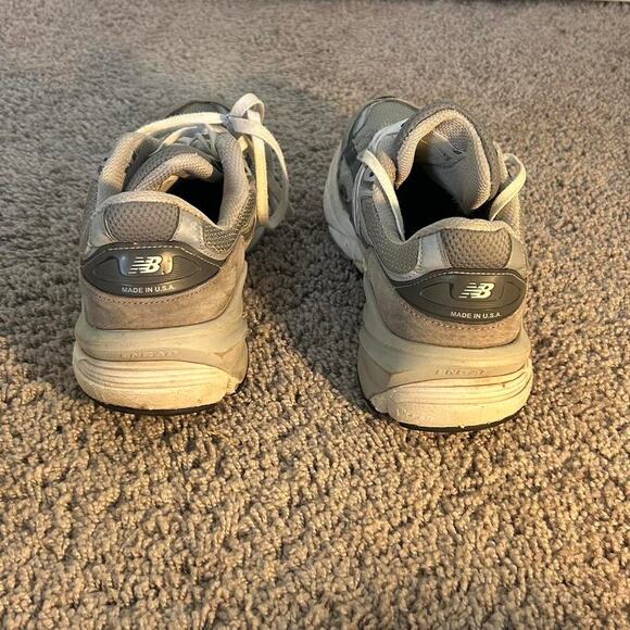 Mens grey new balance 990 - Picture 5 of 8